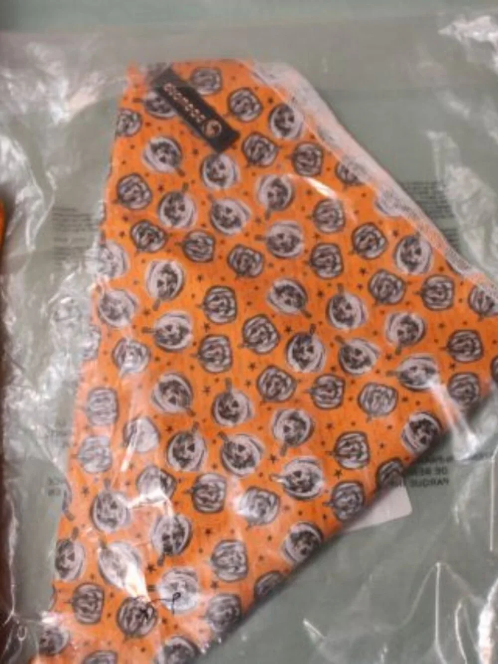 Dogwong Halloween Pumpkin Bandana & Dog Apparel for Halloween - NWT
